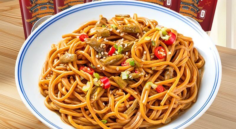 Spicy Szechuan Dry Tossed Noodles