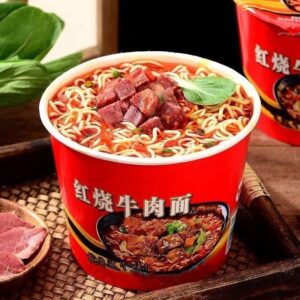 Spicy Beef Instant Noodle Bowl