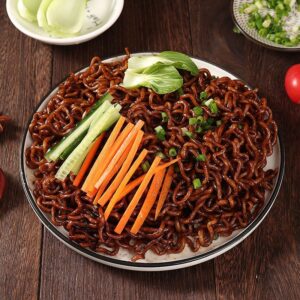 Korean Style Jajangmyeon Black Bean Noodles