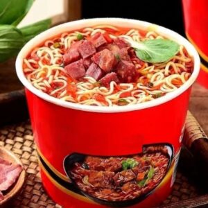 Spicy Beef Instant Noodle Bowl
